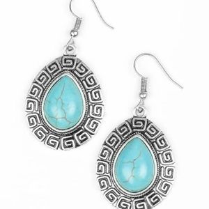 Turquoise dangle earrings